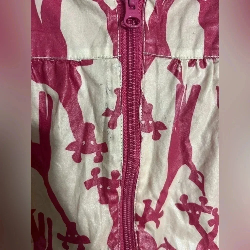 Gap Kids Pink Giraffe Print Hooded Rain Jacket Coat‎ Girls Size 2T?
